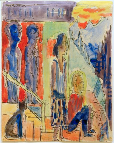 Before Sunrise by Ernst Ludwig Kirchner